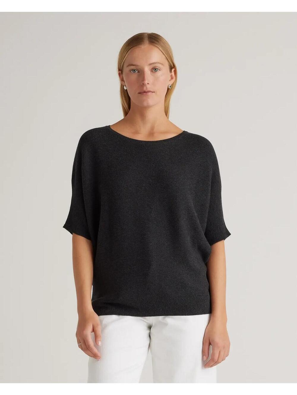 QUINCE Knit short sleeves top size XS New with tag